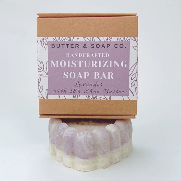 💜French Lavender Shea Butter Handmade Soap - Picture 2 of 5